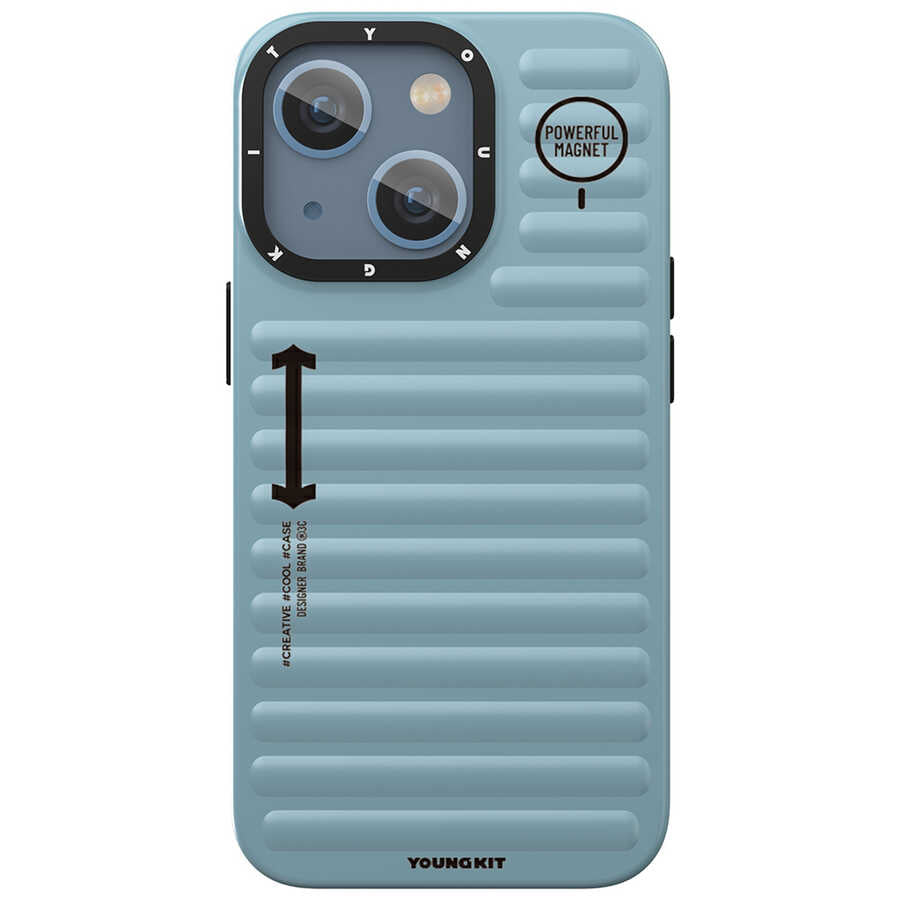 YoungKit Plain Coloured Serisi iPhone 13 Telefon Kılıfı - 2 YoungKit Plain Coloured Serisi iPhone 13 Telefon Kılıfı - 2